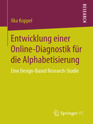 cover image of Entwicklung einer Online-Diagnostik für die Alphabetisierung
